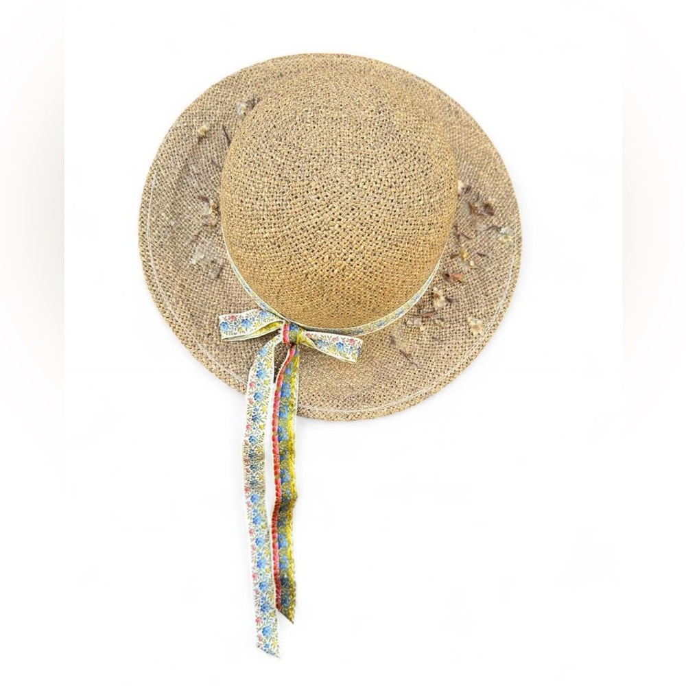 Vintage 70s Straw Cottagecore Sun Hat